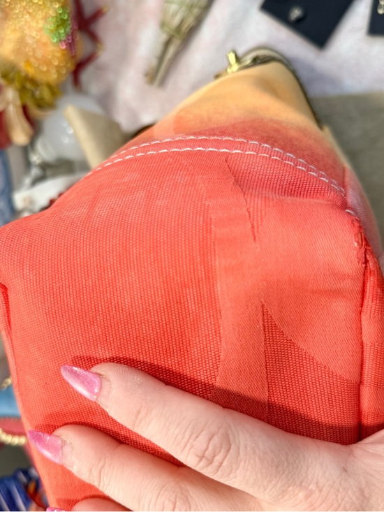 Coach vintage Limited Edition Orange Ombre Signature Tote - Picture 3 of 16